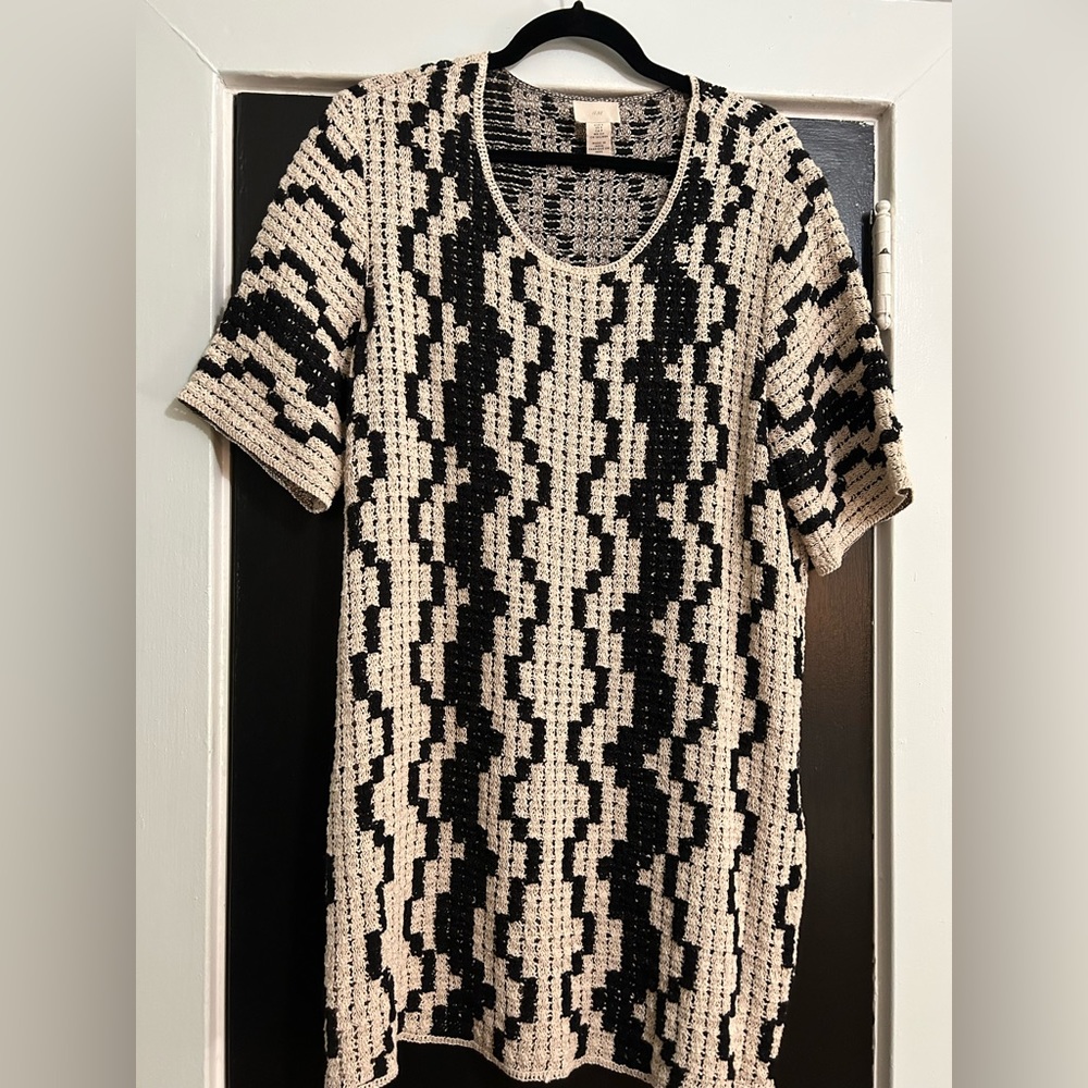 H&M Crochet Look Dress Size Small
